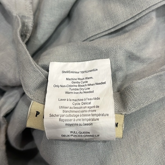 Pottery Barn Belgian Linen Duvet Cover Queen - Picture 6 of 6